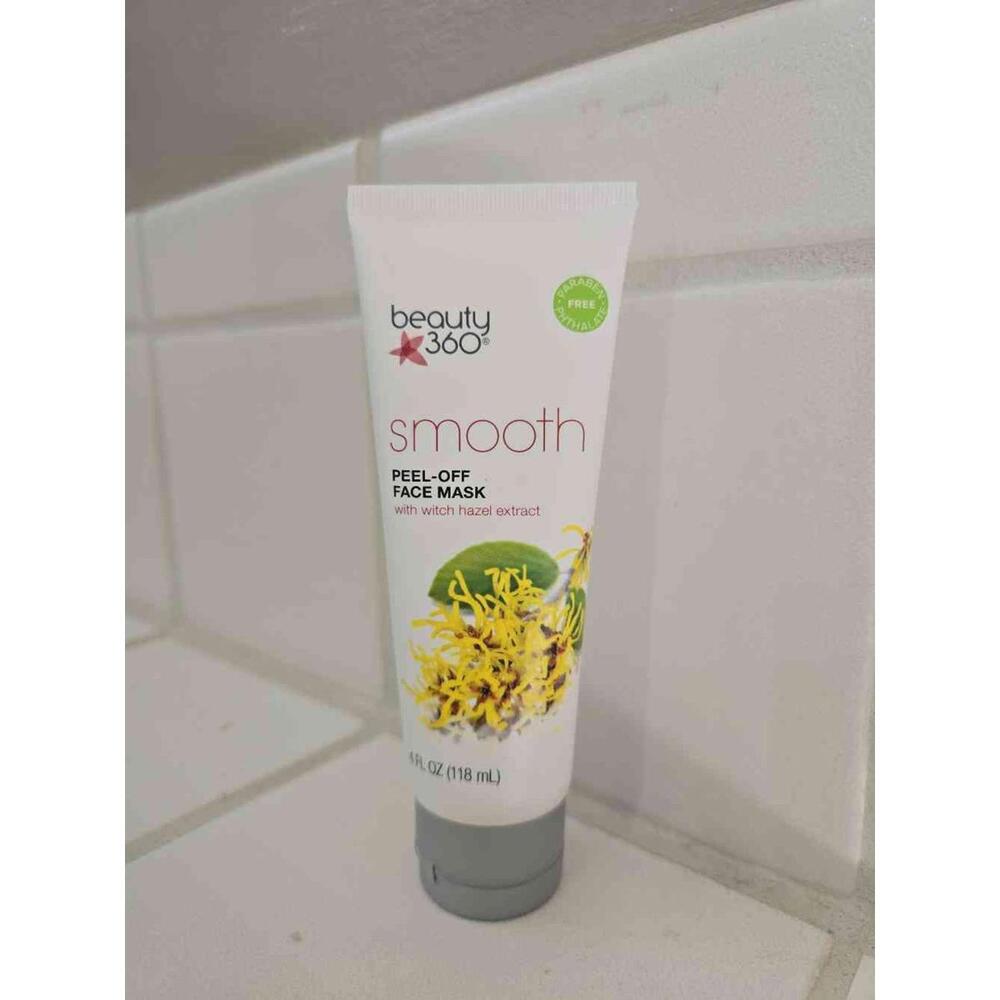 Beauty 360 Smooth Peel-Off Face Mask with Witch Hazel Extract 4 fl oz
